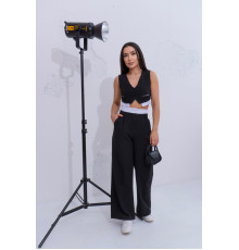 Брюки палаццо арт1580 (S,M,L,Xl) (Костюмка +каттон)