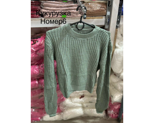 Свитер укороченный (Универсальный) (Вязка)